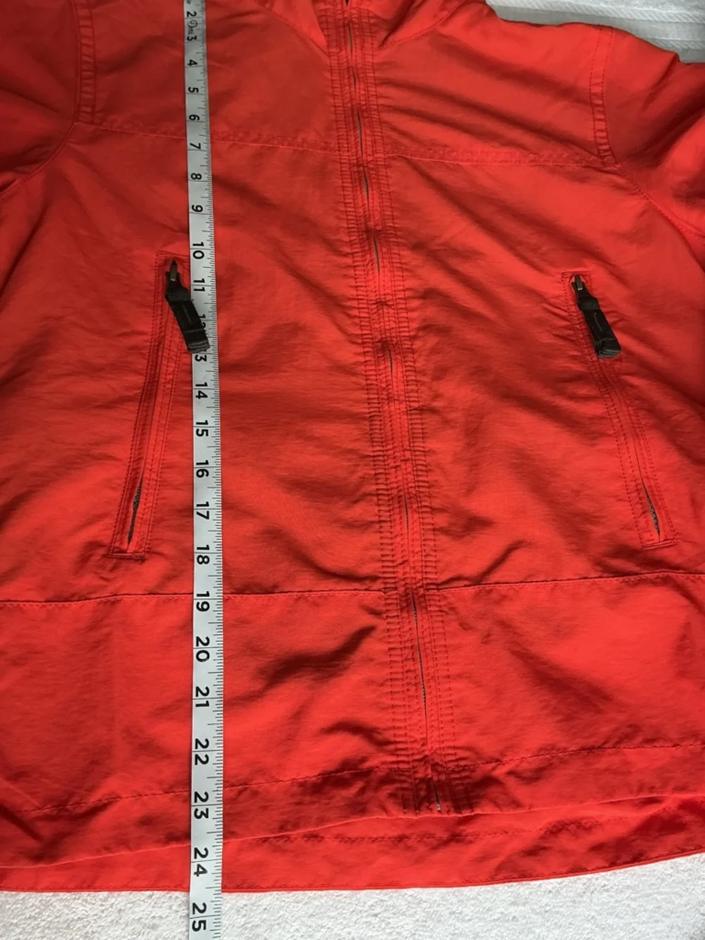 GAP Kids Red Hooded Zip Rain Jacket